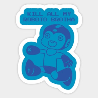 Oblivious Megaman Sticker